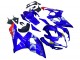 Carenagens Moto Suzuki GSXR 1000 2005-2006 - Azul Amarelo Branco Vermelho Motul