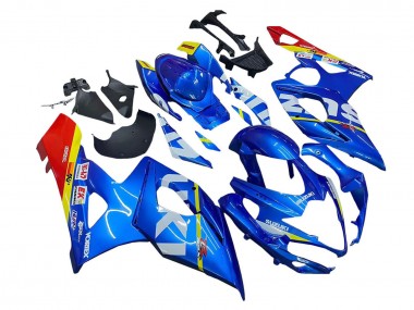 Carenagens Moto Suzuki GSXR 1000 2005-2006 - Azul Amarelo Vermelho Branco