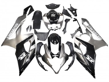 Carenagens Moto Suzuki GSXR 1000 2005-2006 - Preto Brilhante Cinzento