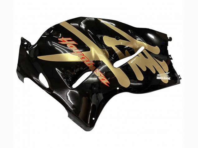 Carenagens Moto Suzuki GSXR 1300 Hayabusa 1996-2007 - Preto Brilhante Ouro Hayabusa