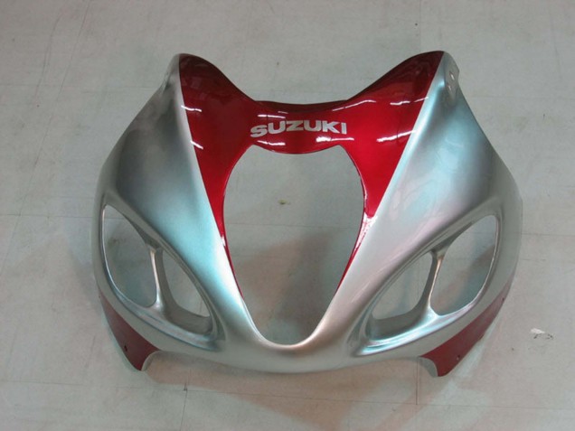 Carenagens Moto Suzuki GSXR 1300 Hayabusa 1996-2007 - Prata Vermelho Hayabusa