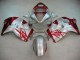 Carenagens Moto Suzuki GSXR 1300 Hayabusa 1996-2007 - Prata Vermelho Hayabusa