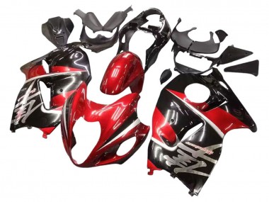 Carenagens Moto Suzuki GSXR 1300 Hayabusa 1996-2007 - Vermelho Preto Brilhante Hayabusa