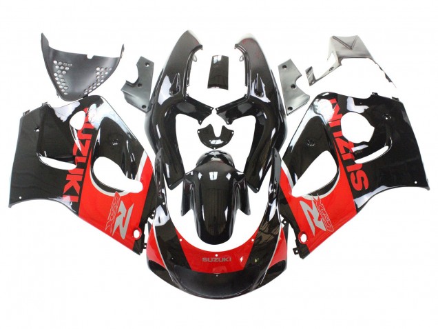 Carenagens Moto Suzuki GSXR 600 / GSXR 750 1996-2000 - Preto Vermelho