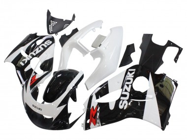 Carenagens Moto Suzuki GSXR 600 / GSXR 750 1996-2000 - Preto Branco