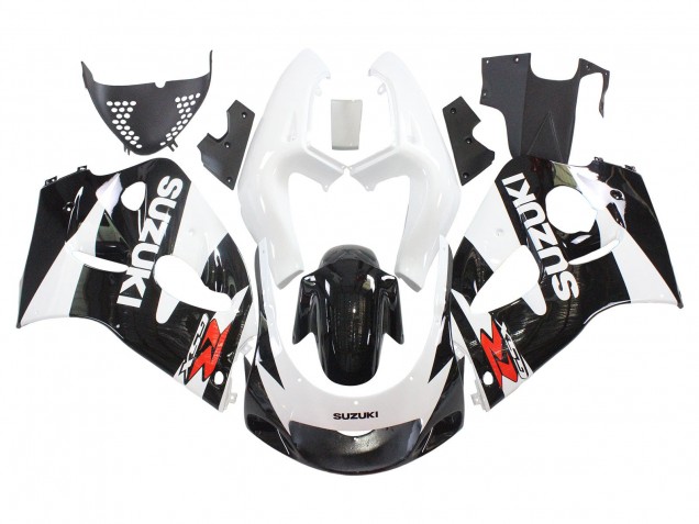 Carenagens Moto Suzuki GSXR 600 / GSXR 750 1996-2000 - Preto Branco
