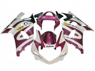 Carenagens Moto Suzuki GSXR 600 / GSXR 750 2001-2003 - Branco Rosa Amarelo