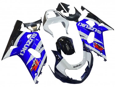 Carenagens Moto Suzuki GSXR 600 / GSXR 750 2001-2003 - Azul Branco Preto Brilhante Vermelho