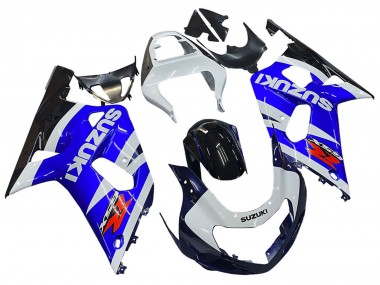 Carenagens Moto Suzuki GSXR 600 / GSXR 750 2001-2003 - Azul Branco Preto Brilhante Vermelho
