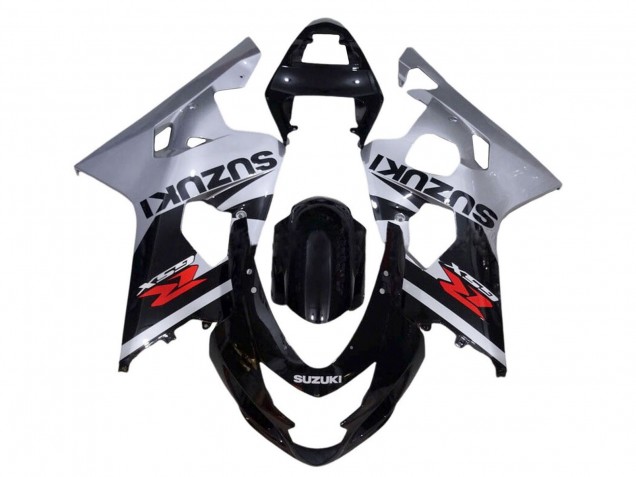 Carenagens Moto Suzuki GSXR 600 / GSXR 750 2001-2003 - Prata Preto Brilhante Vermelho