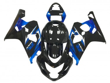 Carenagens Moto Suzuki GSXR 600 / GSXR 750 2004-2005 - Preto Brilhante Azul