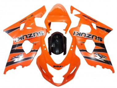 Carenagens Moto Suzuki GSXR 600 / GSXR 750 2004-2005 - Laranja Preto