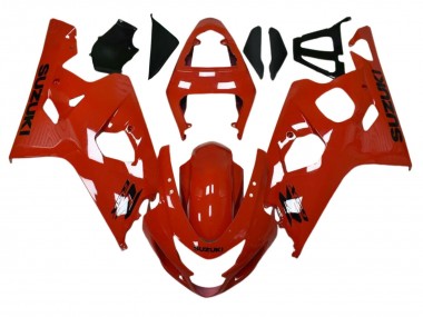Carenagem Moto Suzuki GSXR 600 / GSXR 750 2004-2005 - Vermelho Preto