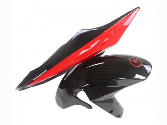 Carenagens Moto Suzuki GSXR 600 / GSXR 750 2004-2005 - Preto Brilhante Vermelho Jordan Michelin