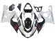 Carenagens Moto Suzuki GSXR 600 / GSXR 750 2004-2005 - Branco Preto Vermelho