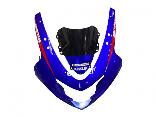 Carenagens Moto Suzuki GSXR 600 / GSXR 750 2004-2005 - Azul Vermelho Preto Motul Dunlop
