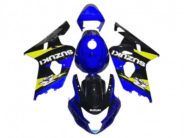 Carenagens Moto Suzuki GSXR 600 / GSXR 750 2004-2005 - Azul Amarelo Preto