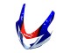 Carenagem Moto Suzuki GSXR 600 / GSXR 750 2004-2005 - Branco Azul Vermelho