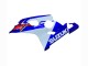 Carenagem Moto Suzuki GSXR 600 / GSXR 750 2004-2005 - Branco Azul Vermelho