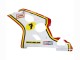 Carenagens Moto Suzuki GSXR 600 / GSXR 750 2004-2005 - Branco Vermelho Amarelo Michelin Texaon Heron 7