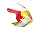 Carenagens Moto Suzuki GSXR 600 / GSXR 750 2004-2005 - Branco Vermelho Amarelo Michelin Texaon Heron 7