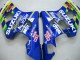 Carenagens Moto Suzuki GSXR 600 / GSXR 750 2004-2005 - Azul Branco Amarelo Verde Telefonica Motul MoviStar