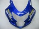 Carenagens Moto Suzuki GSXR 600 / GSXR 750 2004-2005 - Azul Branco Amarelo Verde Telefonica Motul MoviStar