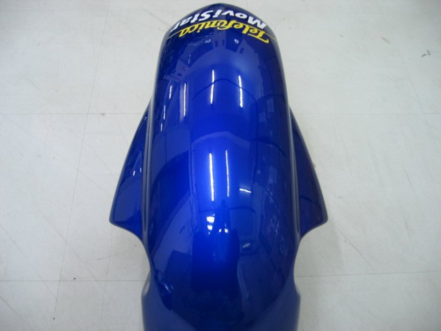 Carenagens Moto Suzuki GSXR 600 / GSXR 750 2004-2005 - Azul Branco Amarelo Verde Telefonica Motul MoviStar