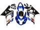Carenagens Moto Suzuki GSXR 600 / GSXR 750 2004-2005 - Azul Branco Preto