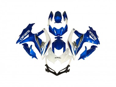 Carenagens Moto Suzuki GSXR 600 / GSXR 750 2006-2007 - Branco Azul