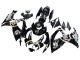 Carenagens Moto Suzuki GSXR 600 / GSXR 750 2006-2007 - Preto Brilhante Branco Motul Lucky Strike