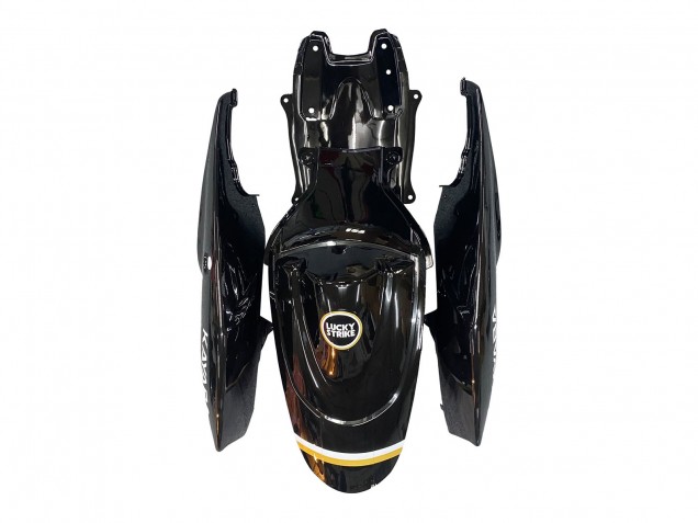 Carenagens Moto Suzuki GSXR 600 / GSXR 750 2006-2007 - Preto Brilhante Branco Motul Lucky Strike