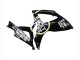 Carenagens Moto Suzuki GSXR 600 / GSXR 750 2006-2007 - Preto Brilhante Branco Motul Lucky Strike