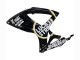 Carenagens Moto Suzuki GSXR 600 / GSXR 750 2006-2007 - Preto Brilhante Branco Motul Lucky Strike