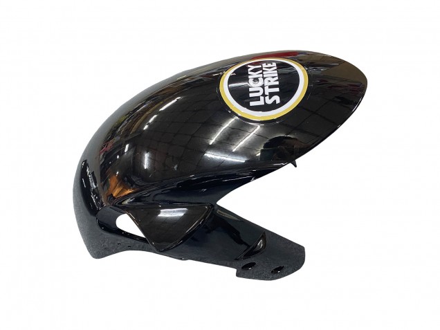 Carenagens Moto Suzuki GSXR 600 / GSXR 750 2006-2007 - Preto Brilhante Branco Motul Lucky Strike