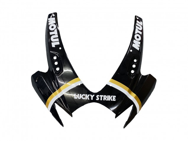 Carenagens Moto Suzuki GSXR 600 / GSXR 750 2006-2007 - Preto Brilhante Branco Motul Lucky Strike