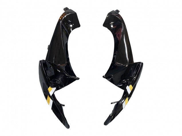 Carenagens Moto Suzuki GSXR 600 / GSXR 750 2006-2007 - Preto Brilhante Branco Motul Lucky Strike