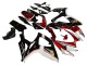 Carenagens Moto Suzuki GSXR 600 / GSXR 750 2006-2007 - Vermelho Branco Preto Amarelo