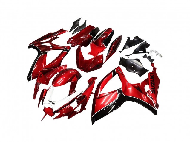 Carenagens Moto Suzuki GSXR 600 / GSXR 750 2006-2007 - Vermelho Preto