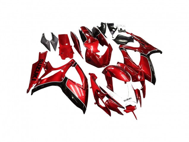 Carenagens Moto Suzuki GSXR 600 / GSXR 750 2006-2007 - Vermelho Preto