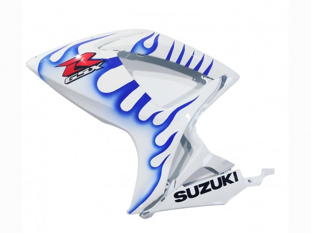 Carenagens Moto Suzuki GSXR 600 / GSXR 750 2006-2007 - Branco Azul Chama