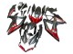 Carenagens Moto Suzuki GSXR 600 / GSXR 750 2008-2010 - Preto Fosco Vermelho