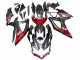 Carenagens Moto Suzuki GSXR 600 / GSXR 750 2008-2010 - Preto Fosco Vermelho