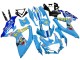 Carenagens Moto Suzuki GSXR 600 / GSXR 750 2008-2010 - Azul Amarelo Rizla