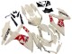 Carenagens Moto Suzuki GSXR 600 / GSXR 750 2008-2010 - Creme Branco Vermelho Preto