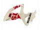 Carenagens Moto Suzuki GSXR 600 / GSXR 750 2008-2010 - Creme Branco Vermelho Preto