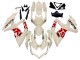 Carenagens Moto Suzuki GSXR 600 / GSXR 750 2008-2010 - Creme Branco Vermelho Preto