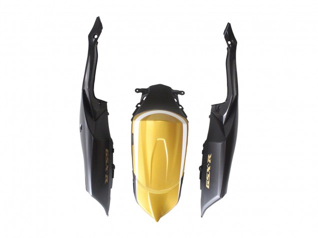 Carenagens Moto Suzuki GSXR 600 / GSXR 750 2008-2010 - Preto Fosco Branco Ouro
