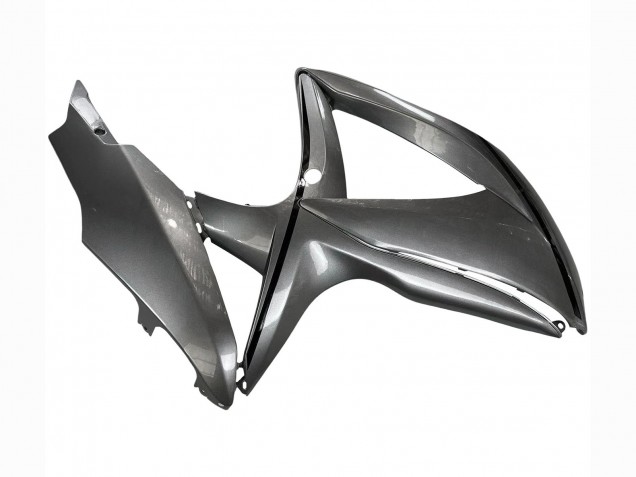 Carenagens Moto Suzuki GSXR 600 / GSXR 750 2008-2010 - Cinzento Fosco Preto