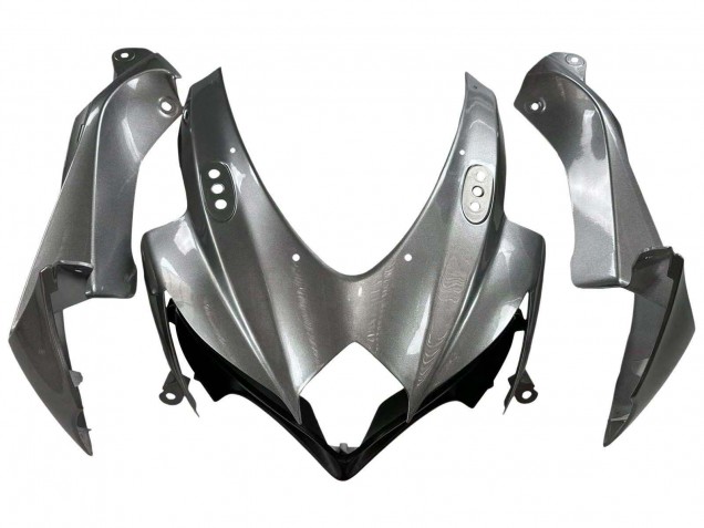Carenagens Moto Suzuki GSXR 600 / GSXR 750 2008-2010 - Cinzento Fosco Preto